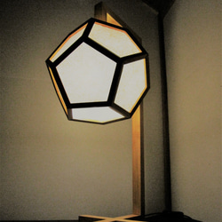 インテリア照明　黄鉄鉱　S12CF-2　正12面体　テーブルライト 6枚目の画像
