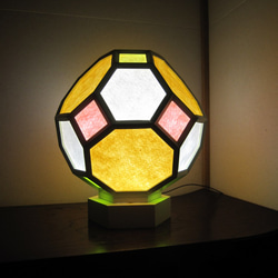 インテリア照明　ブライダルブーケ　HS26TF-1　斜方切頂立方8面体　テーブルライト 2枚目の画像