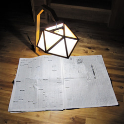 インテリア照明　三角傘　S20KF-1　正２０面体　デスクライト 9枚目の画像