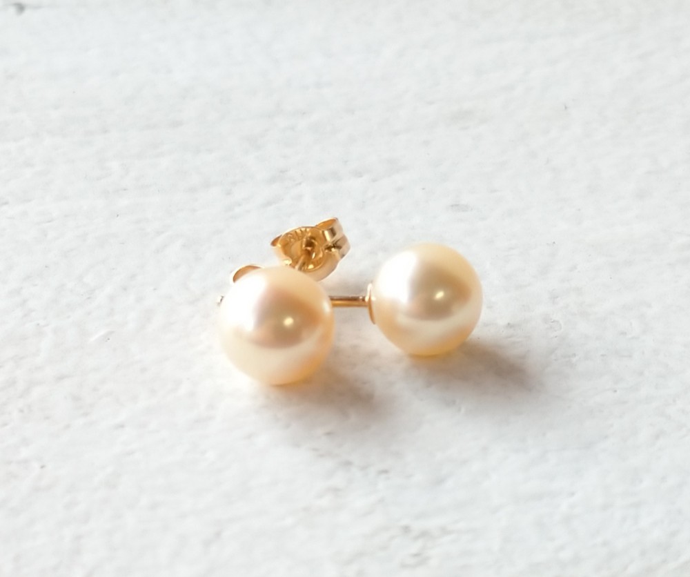 6月誕生石 パールピアスk18
