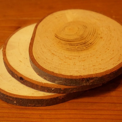 50枚セット　木の輪切り　ハンドメイド素材【送料無料】 4枚目の画像
