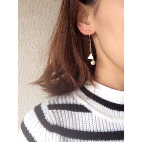 再販×3！○△ピアス ピアス（スタッド・一粒） ONE WE 通販｜Creema 