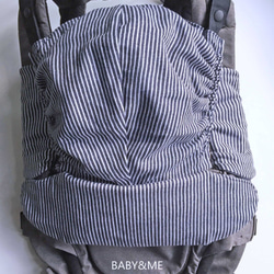 sale【生地が選べる】 透湿防水布仕様/ADAPT・OMUNI360・BABY&ME 抱っこ紐カバーセット 4枚目の画像