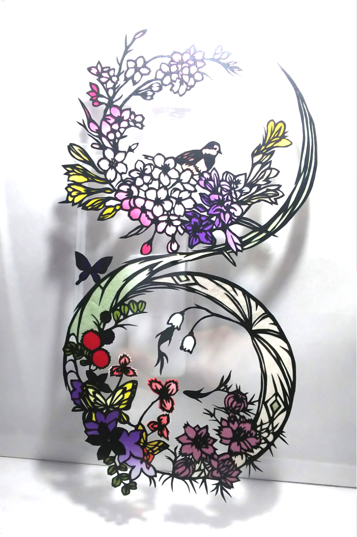 切り絵　4枚