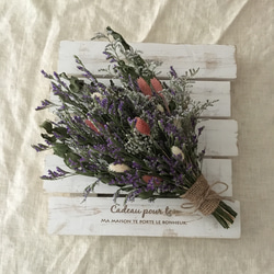 フレッシュユーカリとワイヤープランツのスワッグ ドライフラワー