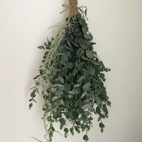 ドライフラワー　フレッシュ　グリーン　スワッグ　No.15 フレッシュ グリーンスワッグ スワッグ himari's garden 通販