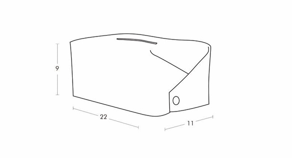 紳士衛生紙盒 | 蠟染黃 |皮革衛生紙套 | 蠟染牛皮 第6張的照片