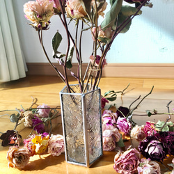 　✴︎受注製作✴︎フローラガラスの花瓶★Flora flower vase M 6枚目の画像