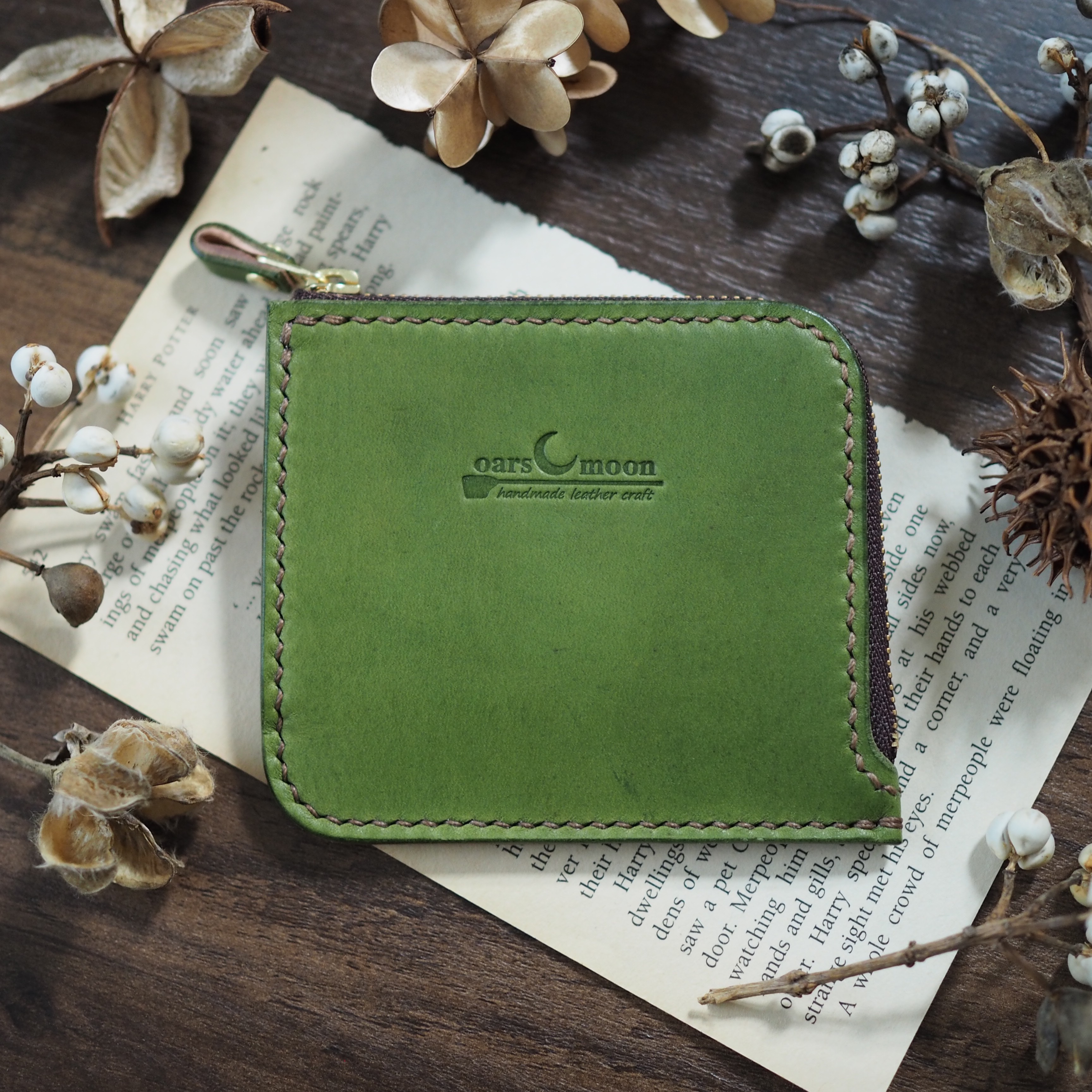 オーダーメイド・本革L字ファスナーミニウォレット【メルマガ掲載品】