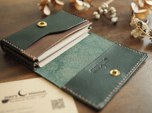 色組み合わせ自由！革の名刺入れ【名入れ可能】 名刺入れ・カード