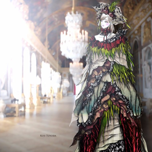 ファッションデザイン画・スタイル画 （現役デザイナー） 絵画