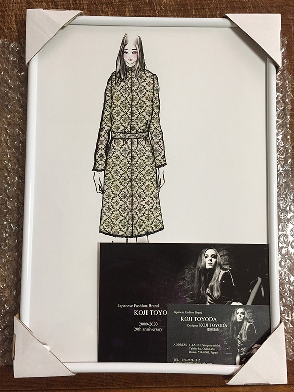 【オーダーメイド・額付き】デザイン画（KOJI TOYODA）