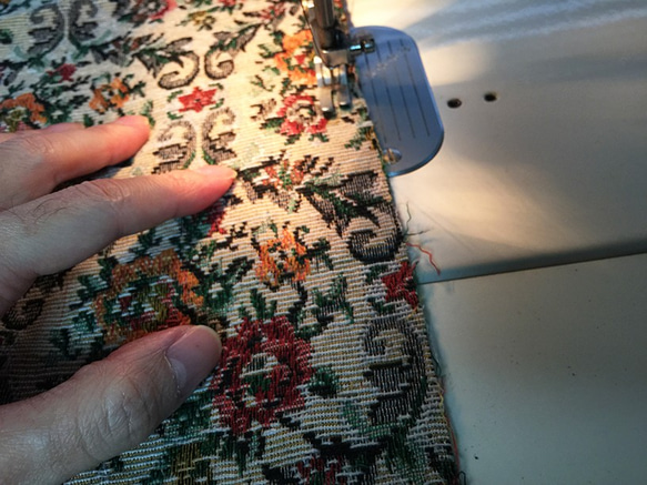 【1点もの・デザイン画付き】ゴブラン織りアシメトリースカート（KOJI TOYODA） 7枚目の画像