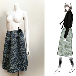 【オーダーメイド/受注生産】ゴブラン織りスカート（KOJI TOYODA）＊生地8種類から選択可能です。 9枚目の画像