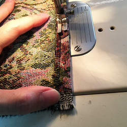 【1点もの・デザイン画付き】ゴブラン織りフリル付きスカート（KOJI TOYODA） 6枚目の画像