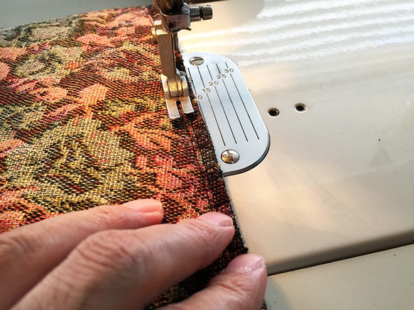 【1点もの・デザイン画付き】ゴブラン織りハイウエスト8枚接ぎスカート（KOJI TOYODA） 8枚目の画像