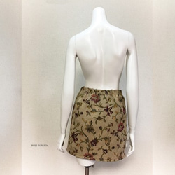 【1点もの・デザイン画付き】ゴブラン織り膝上スカート（KOJI TOYODA） 3枚目の画像