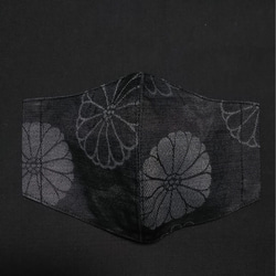 和柄 菊 立体マスク(メンズ) 2枚目の画像
