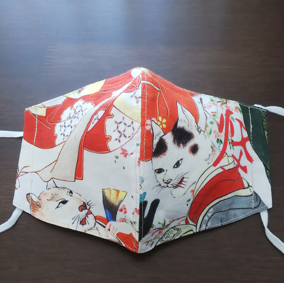 妖怪猫変化 立体マスク(大きめレディース) 3枚目の画像