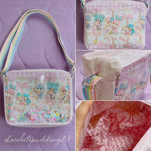 ショルダーバッグ シャカシャカ 通園バッグ 通園 キッズショルダー  