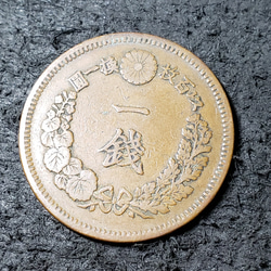 龍一銭青銅貨　古銭リング(コインリング) 2枚目の画像