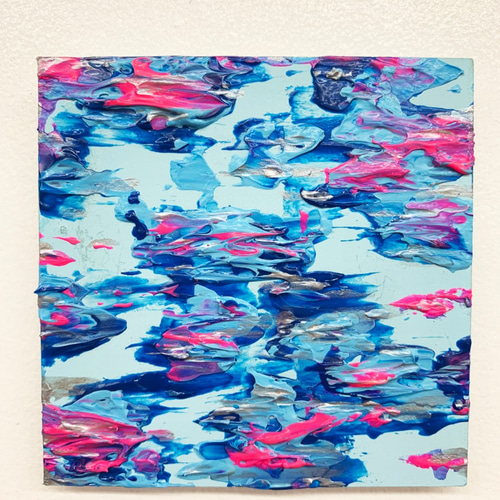 沖縄の海の中をイメージして描きました。現代アート 抽象画 - 絵画