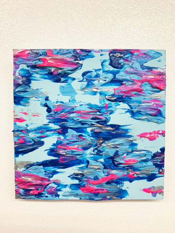 沖縄の海の中をイメージして描きました。現代アート 抽象画 - 絵画