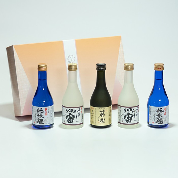 ≪送料無料≫　飲み比べ　松の花飲み比べセット　300ml×5本入り 5枚目の画像