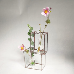 「Botanical Box」ガラス　花器 1枚目の画像