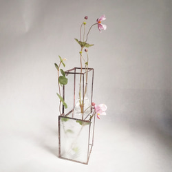 「Botanical Box」ガラス　花器 2枚目の画像