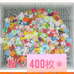 クラフトパンチ＊フレークシール＊封止め＊アルバム飾り＊4種800枚