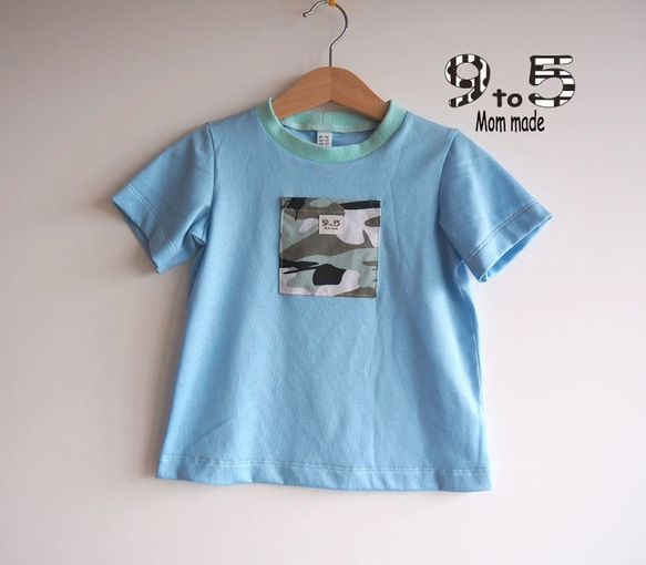 真ん中ポケットTシャツ（迷彩柄） 1枚目の画像