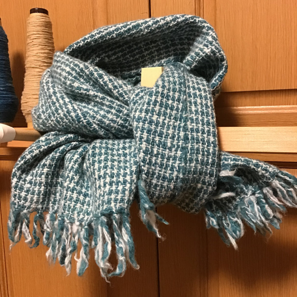 ziiin 稀少品 ホームスパン ウールツイードマフラー ziiin 稀少品 ホームスパン ウールツイードマフラー