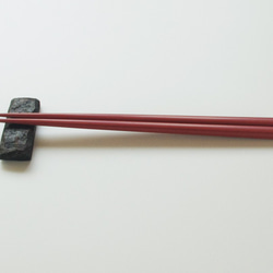 漆箸22cm・箸置きセット　桜色 1枚目の画像