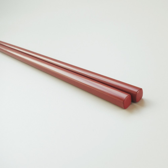 漆箸22cm・箸置きセット　桜色 3枚目の画像