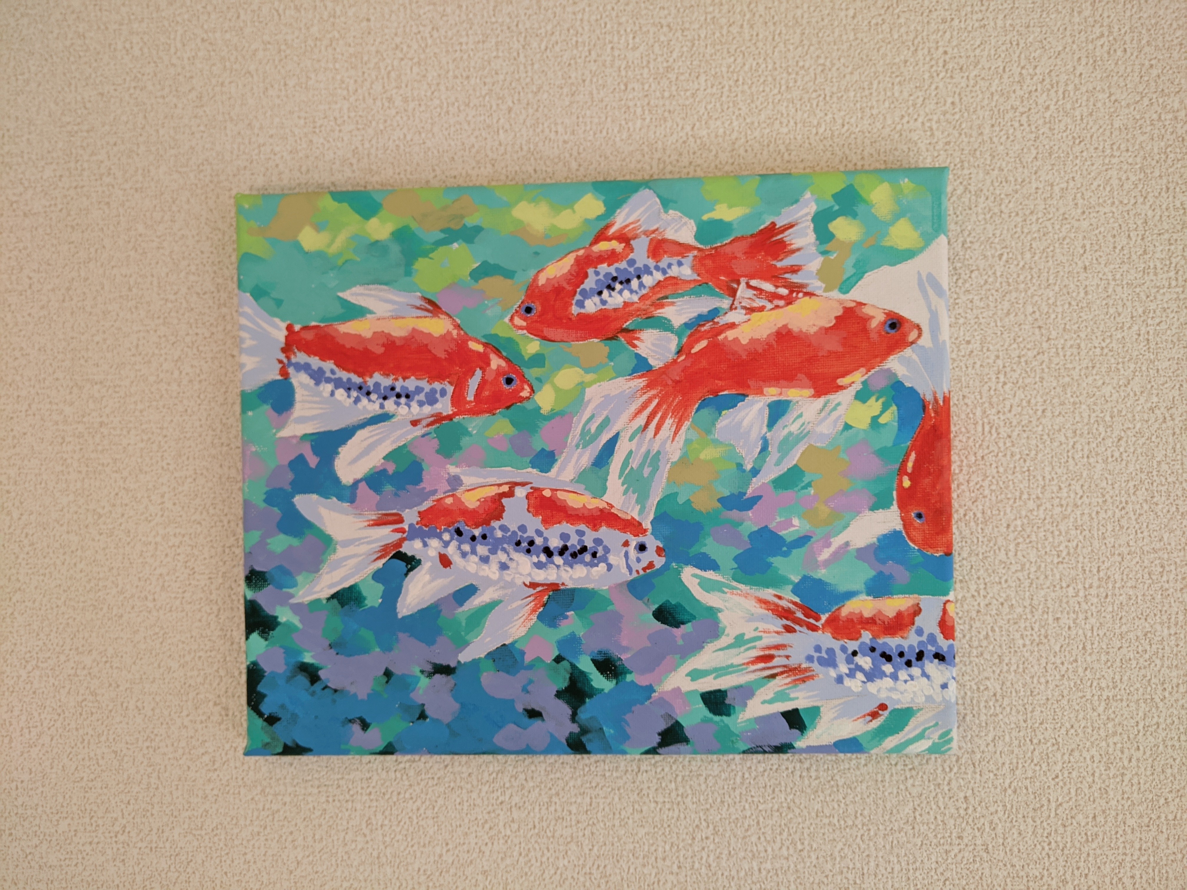 金魚 絵画 noriko 通販 8247410｜Creema(クリーマ)
