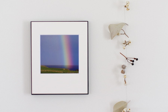 シェトランドの虹／インテリアに新しい景色を、写真をマットパネル仕上げで 2枚目の画像
