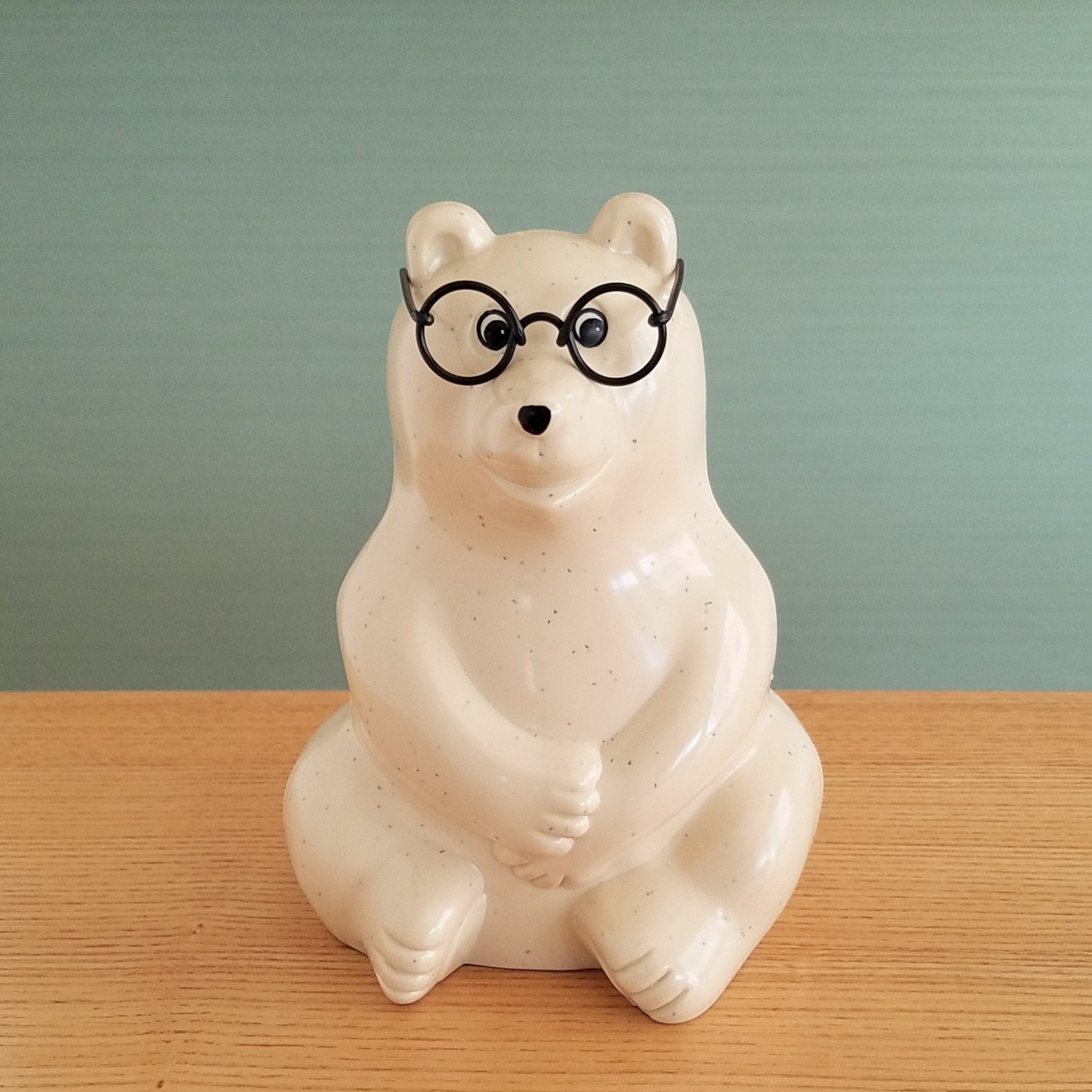 キャンセル品の為特別価格】しろくま貯金箱 鏡もち 大サイズ