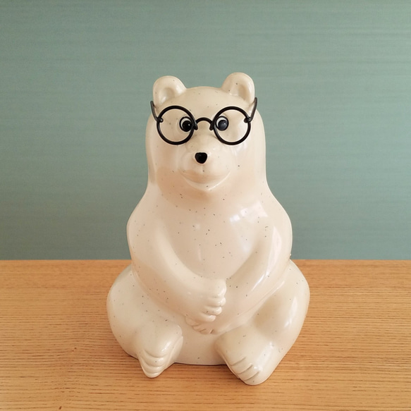 メガネ (しろくま貯金箱用) その他インテリア雑貨 mica.t 通販 8492508