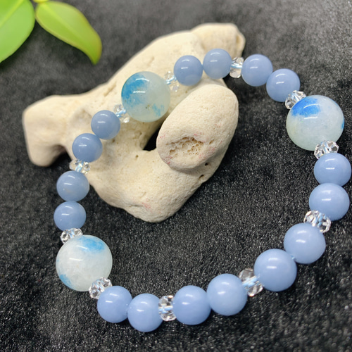 ☆レア☆ グラノブラスチッククォーツ 希少石☆ グラノブラスチック・ブルーラインクォーツ☆クォーッ