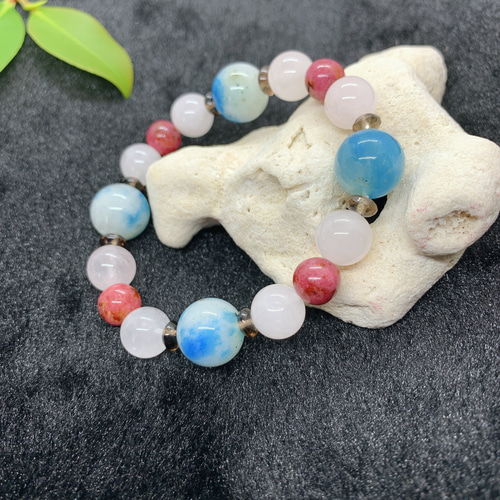 グラノブラスチック ブルーラインクォーツ 高品質]アフガニスタン産