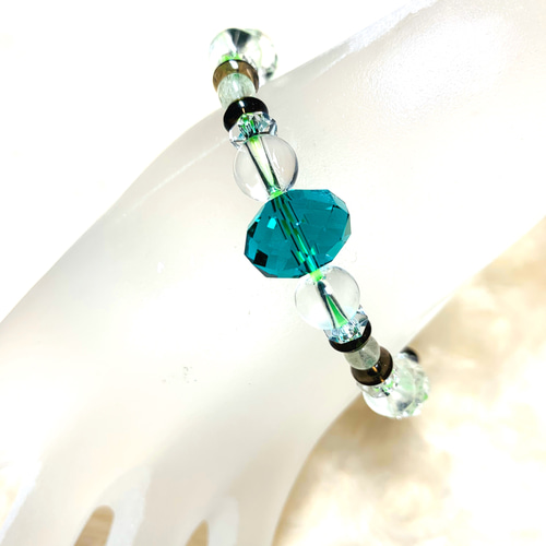 アンダラクリスタル リビアングラス ブレスレット roku 通販 8354366