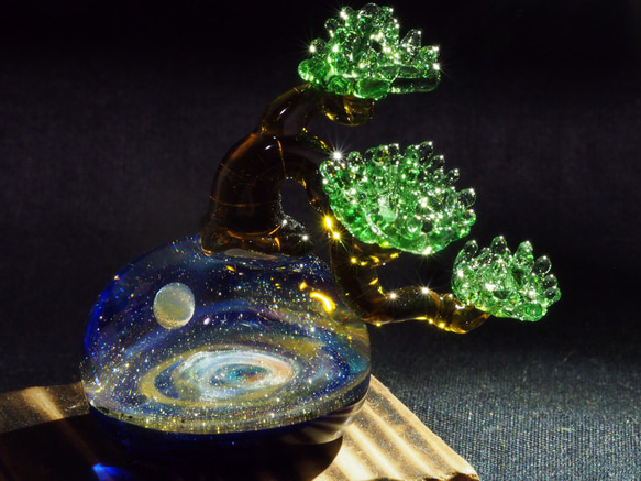 「space Bonsai」  宇宙 ガラス 2枚目の画像