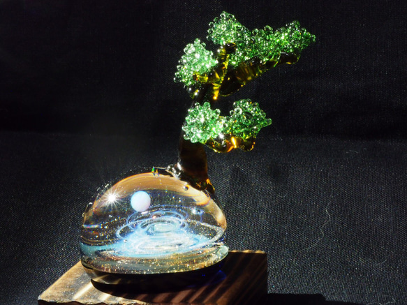 「space Bonsai」  宇宙 ガラス 3枚目の画像