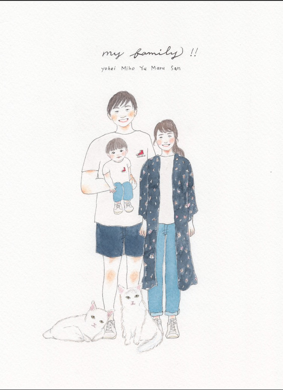 【N02212AI26V7MJ4YB／陽まま似顔絵】 YAI | . かわいい子たち11人組🐥 #イラスト #赤ちゃんイラスト
