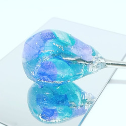 紫陽花氷が溶けた 玉かんざし 2枚目の画像