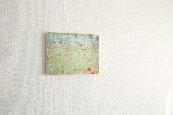 和紙と木のインテリアフォトパネル / FlowerGarden 5枚目の画像