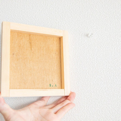 和紙と木のインテリアフォトパネル / 水無月あじさい 4枚目の画像