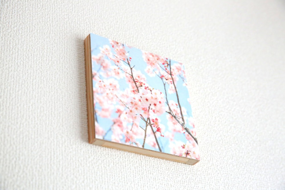 和紙と木のインテリアフォトパネル / 春薫る 2枚目の画像