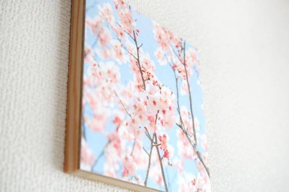 和紙と木のインテリアフォトパネル / 春薫る 3枚目の画像